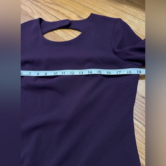 Calvin Klein Rich Purple Long Sleeve Dress - Picture 8 of 11